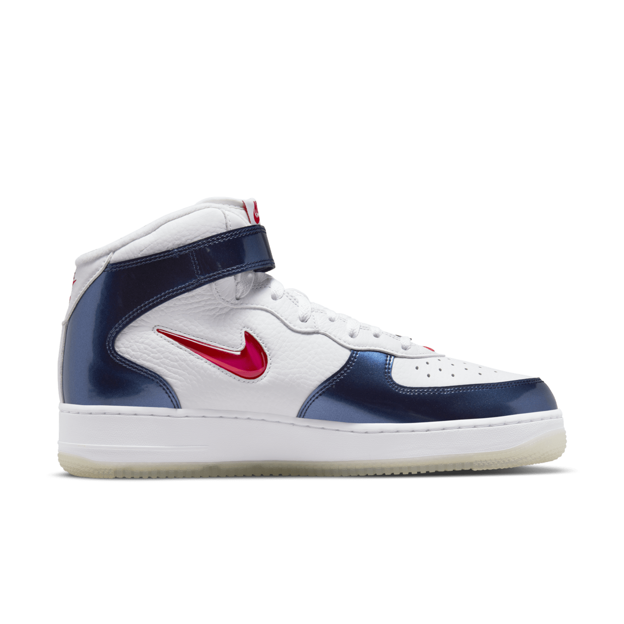 Nike air force 1 americana white/navy/red grade school boys' shoe hotsell