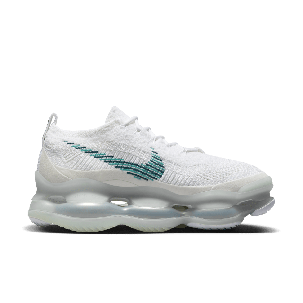 【NIKE公式】エア マックス スコーピオン フライニット 'White and Geode Teal' (DJ4701-100 / NIKE AM SCORPION FK)