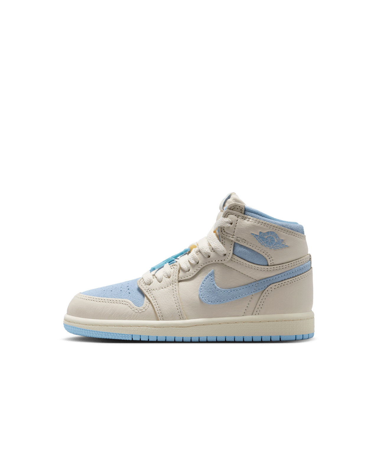 Little Kids' Jordan 1 High OG 'Psychic Blue and Pale Ivory' (FD2597-102 ...