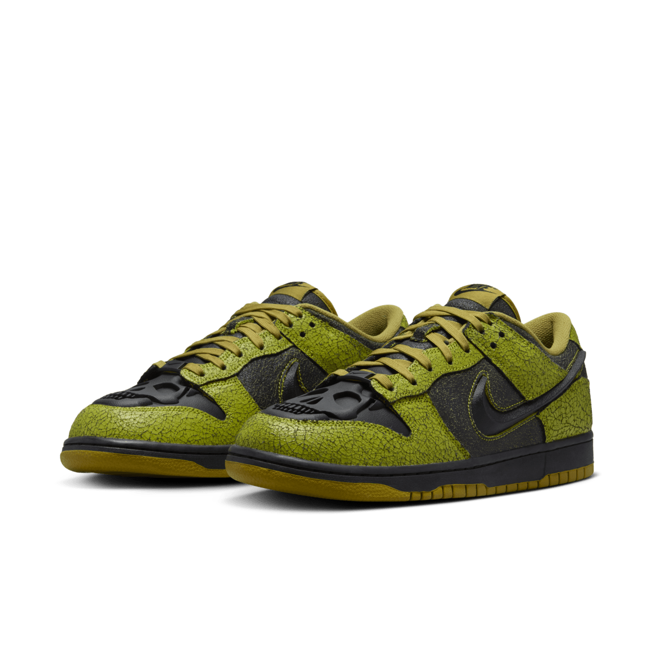 【NIKE公式】ダンク LOW "Halloween" 'Black and Green Curry' (HV6103-300 / NIKE DUNK LOW RETRO HWN QS)