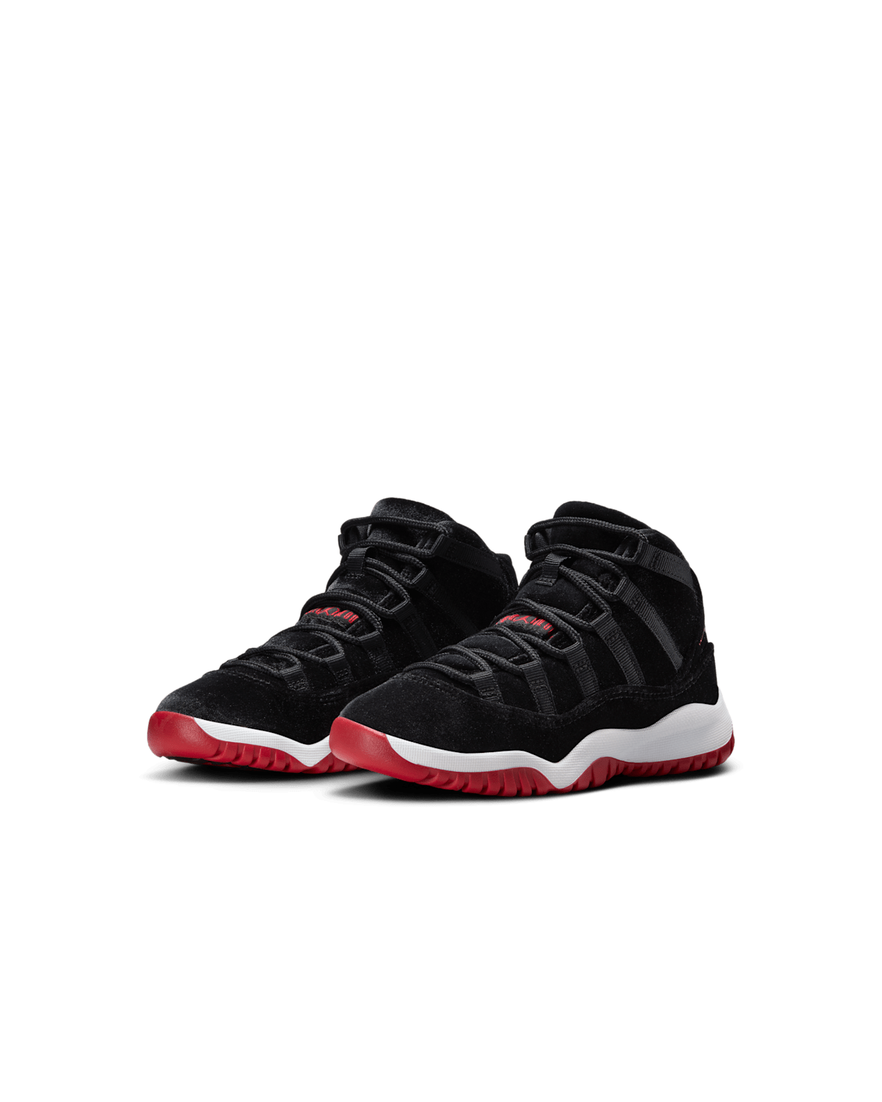 Little Kids' Jordan 11 'Bred Velvet' (HF7807-061)