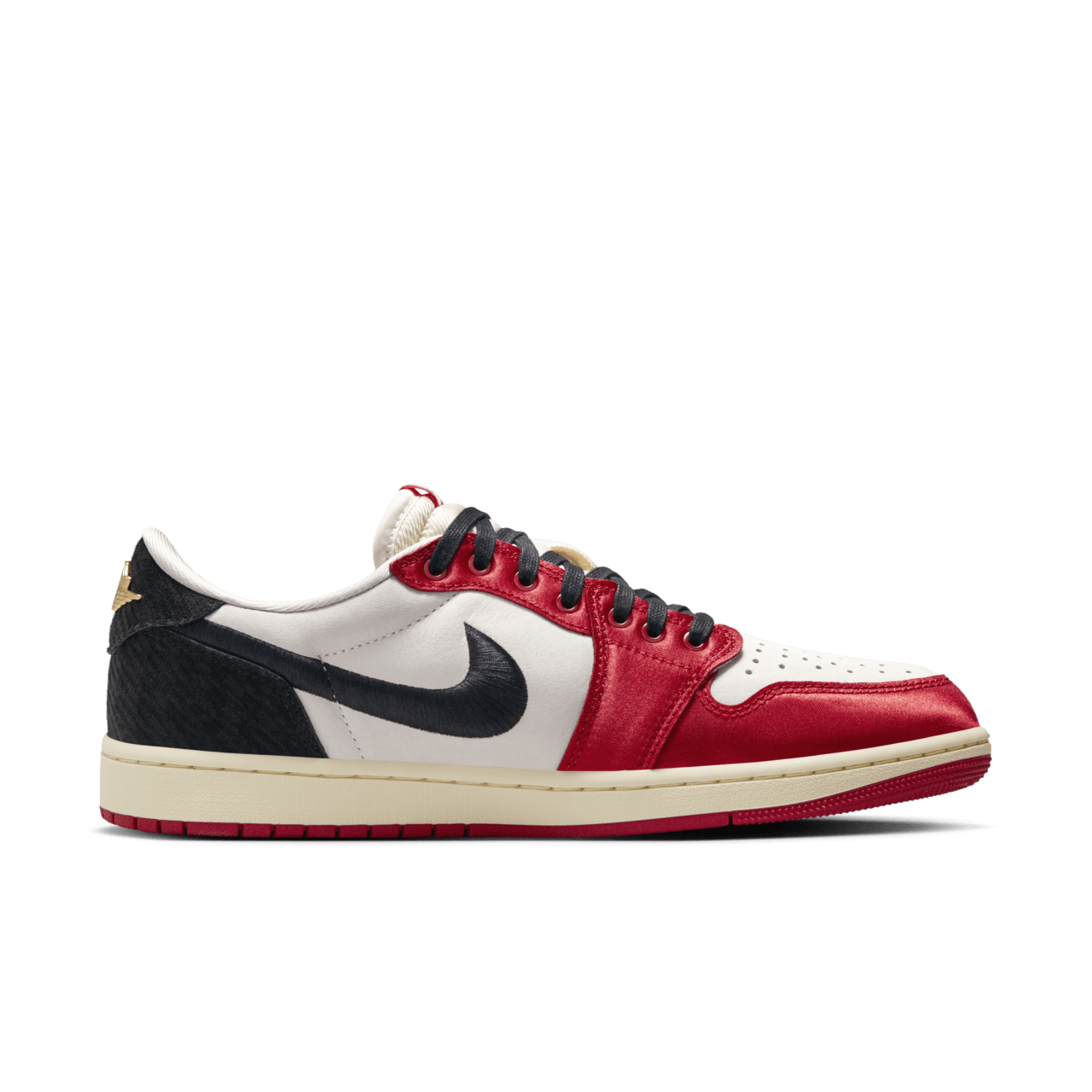 วันเปิดตัว Air Jordan 1 Low OG x Trophy Room "Sail and Varsity Red" (FN0432-100)