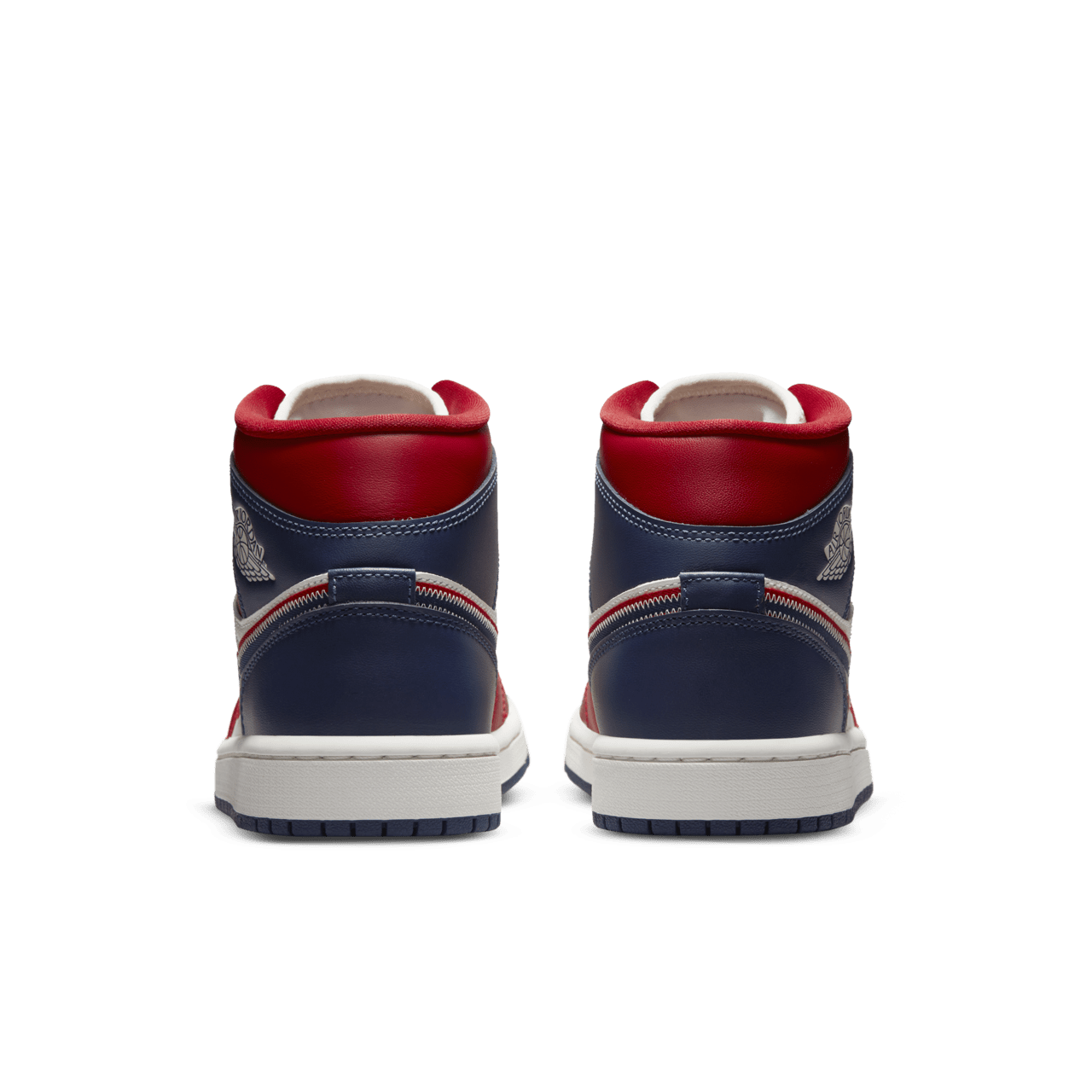 วันเปิดตัว Air Jordan 1 Mid SE ผู้หญิง 'Gym Red and Midnight Navy' (DQ7648-600)