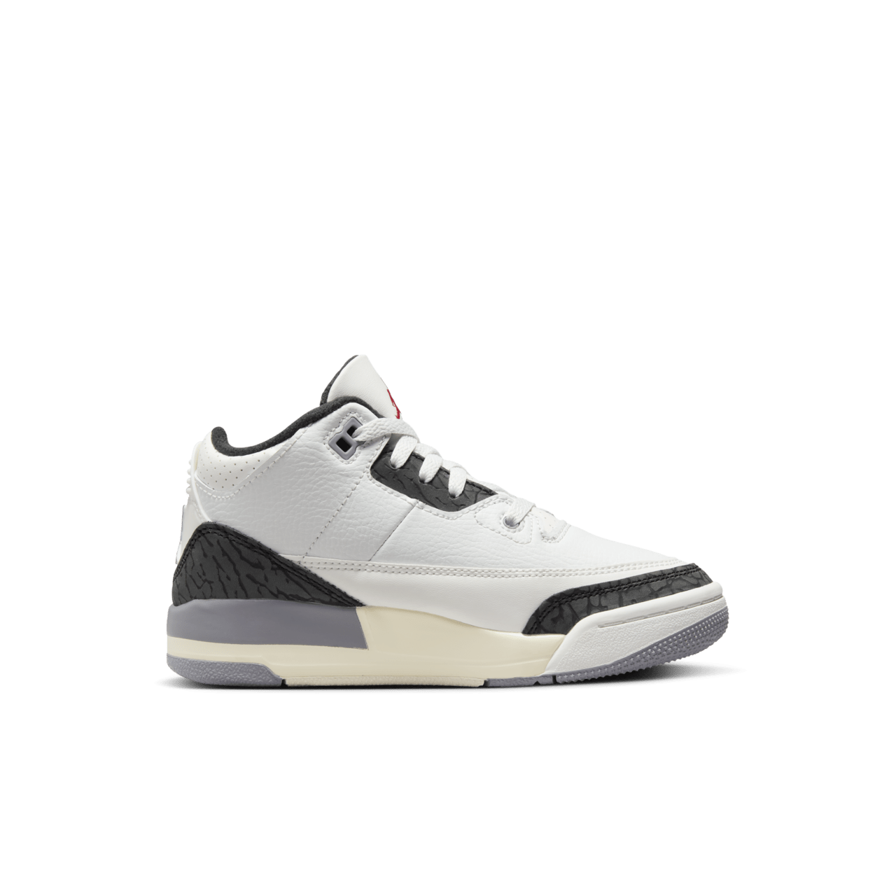 วันเปิดตัว Air Jordan 3 Retro "Cement Grey" เด็กเล็ก (DM0966-106)