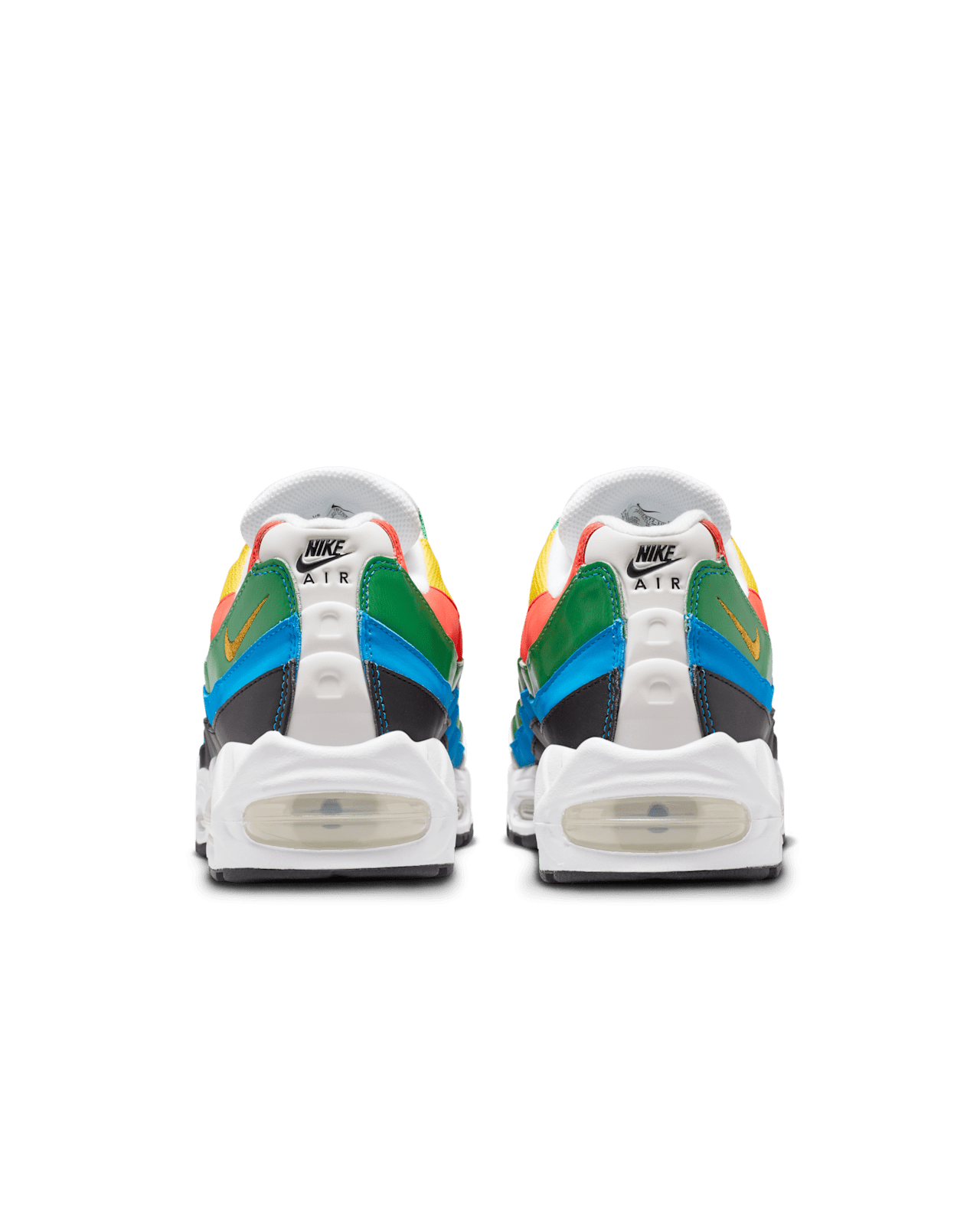 Releasedatum för Air Max 95 Big Bubble "Varsity Maize, Chile Red, Classic Green, Photo Blue and Black" (IB7872-100)