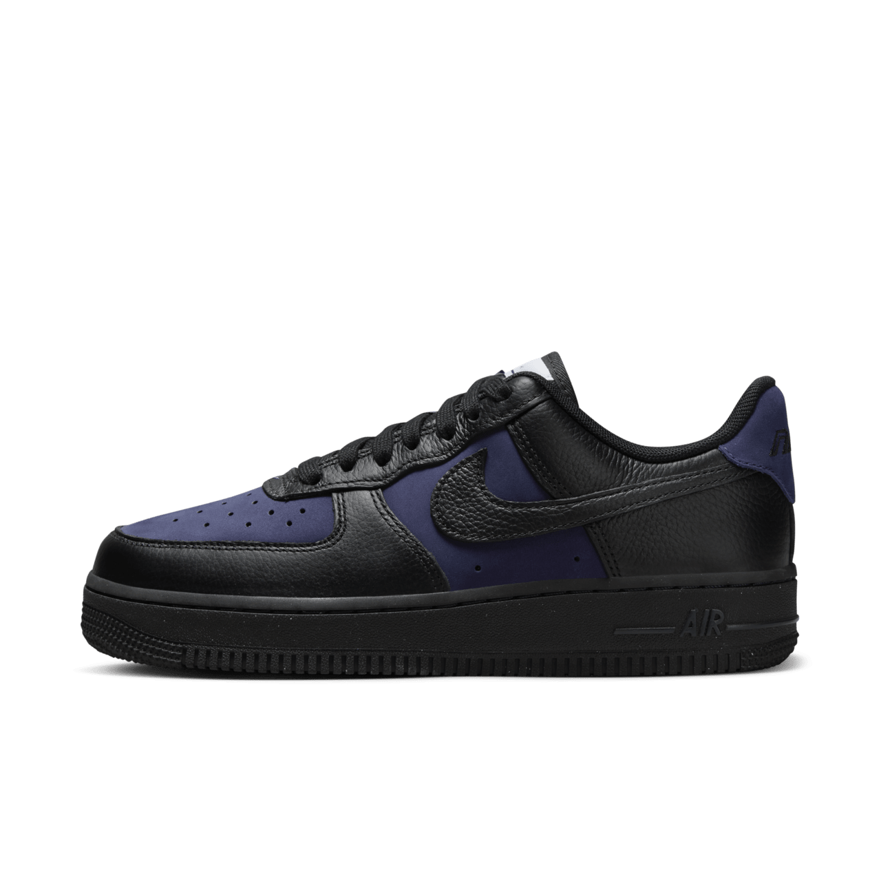 วันเปิดตัว Air Force 1 '07 "Black and Purple Ink" จาก Nike Women (DZ2708-500)
