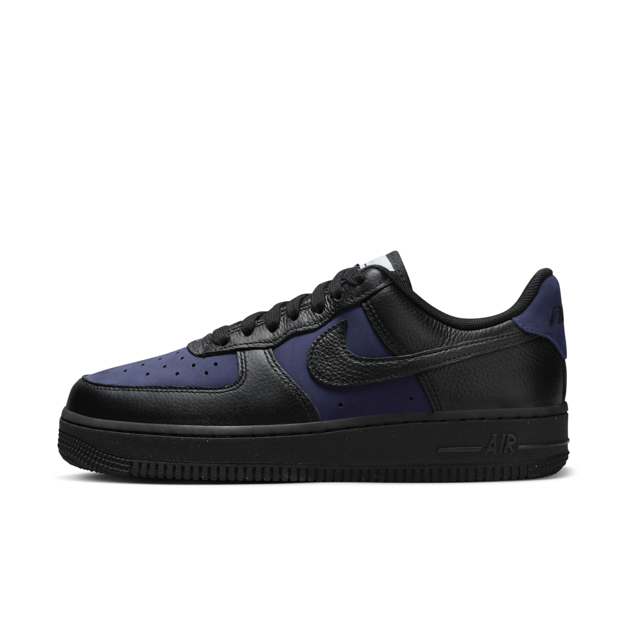 Fecha de lanzamiento del Air Force 1 '07 "Black and Purple Ink" para mujer de Nike (DZ2708-500)