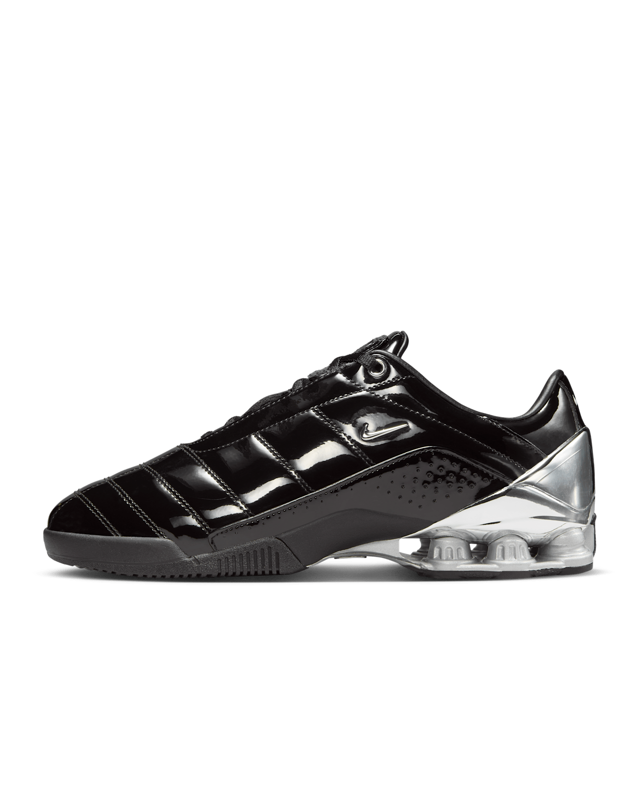 Fecha de lanzamiento de los Total 90 Shox Magia "Black and Metallic Silver" para mujer (IM9326-001)