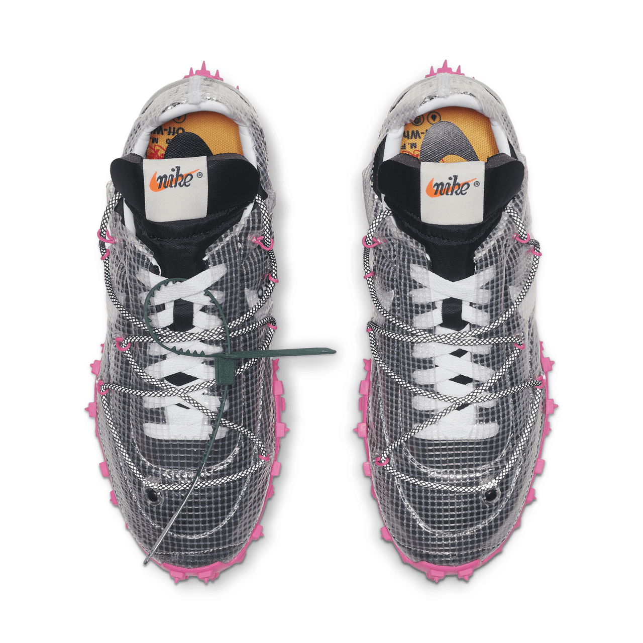 Nike waffle racer x off white best sale