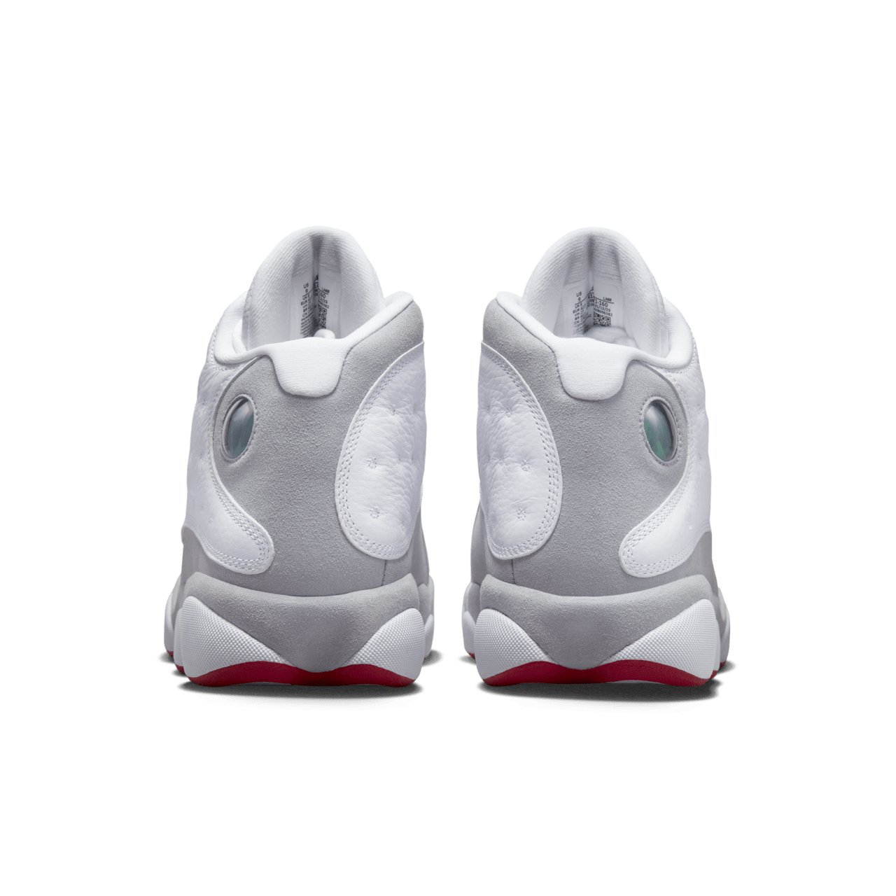 Jordan 13 grey and red best sale