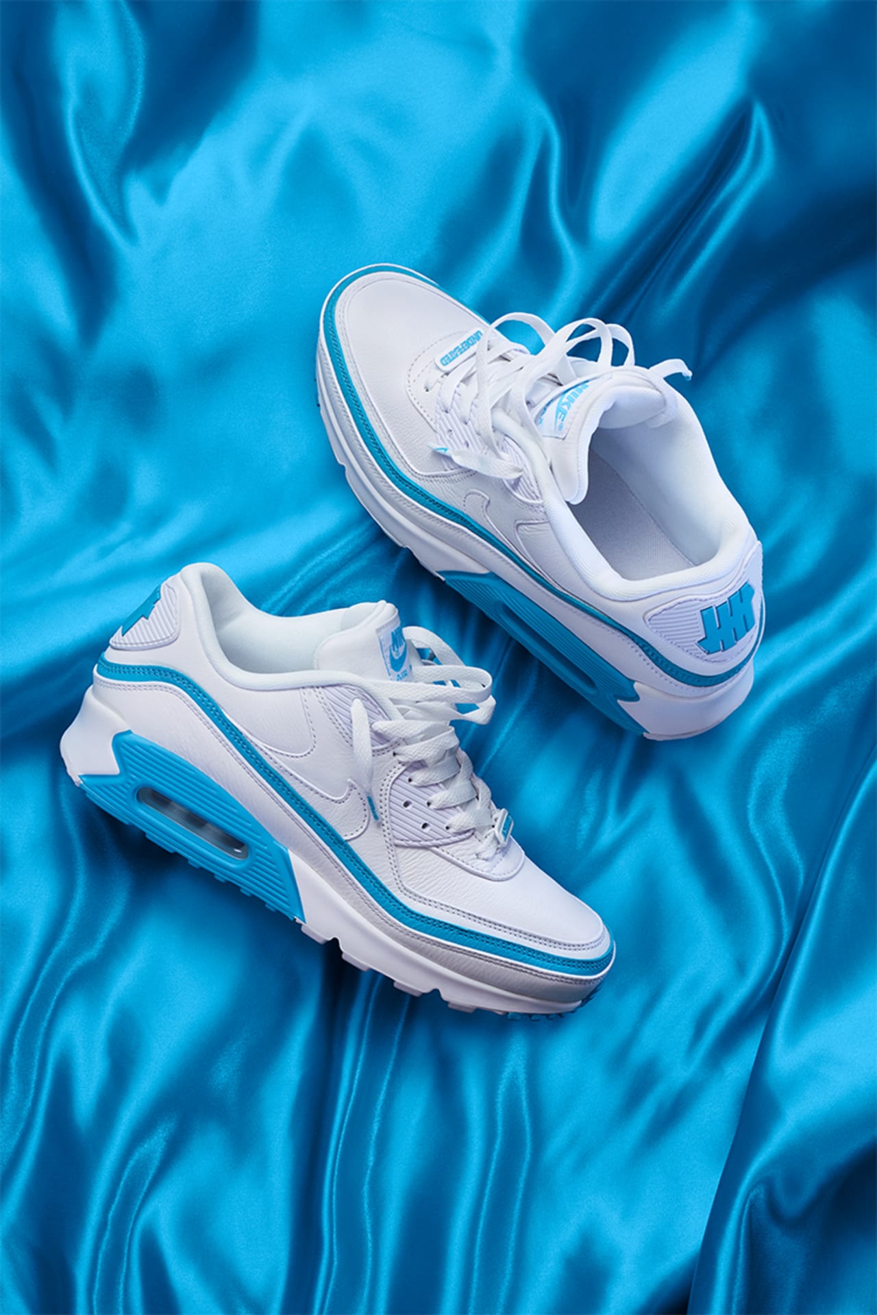 Nike air max 90 blue white online