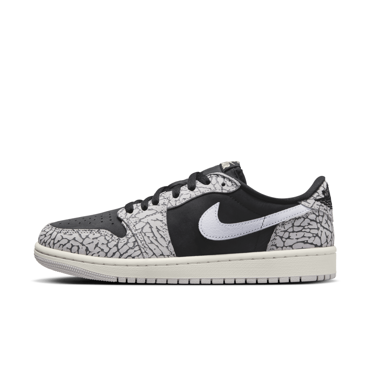 วันเปิดตัว Air Jordan 1 Low "Black Cement" ผู้หญิง (CZ0775-001) 
