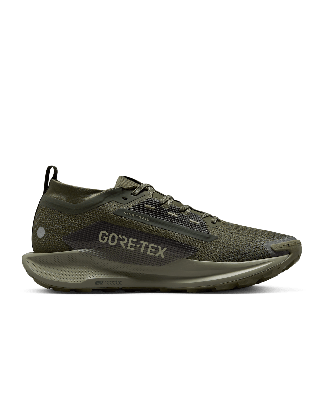 【NIKE公式】ペガサス トレイル 5 GORE-TEX 'Sequoia and Cargo Khaki' (HQ7494-300 / REACTX PEGASUS TRAIL 5 GTX SP)