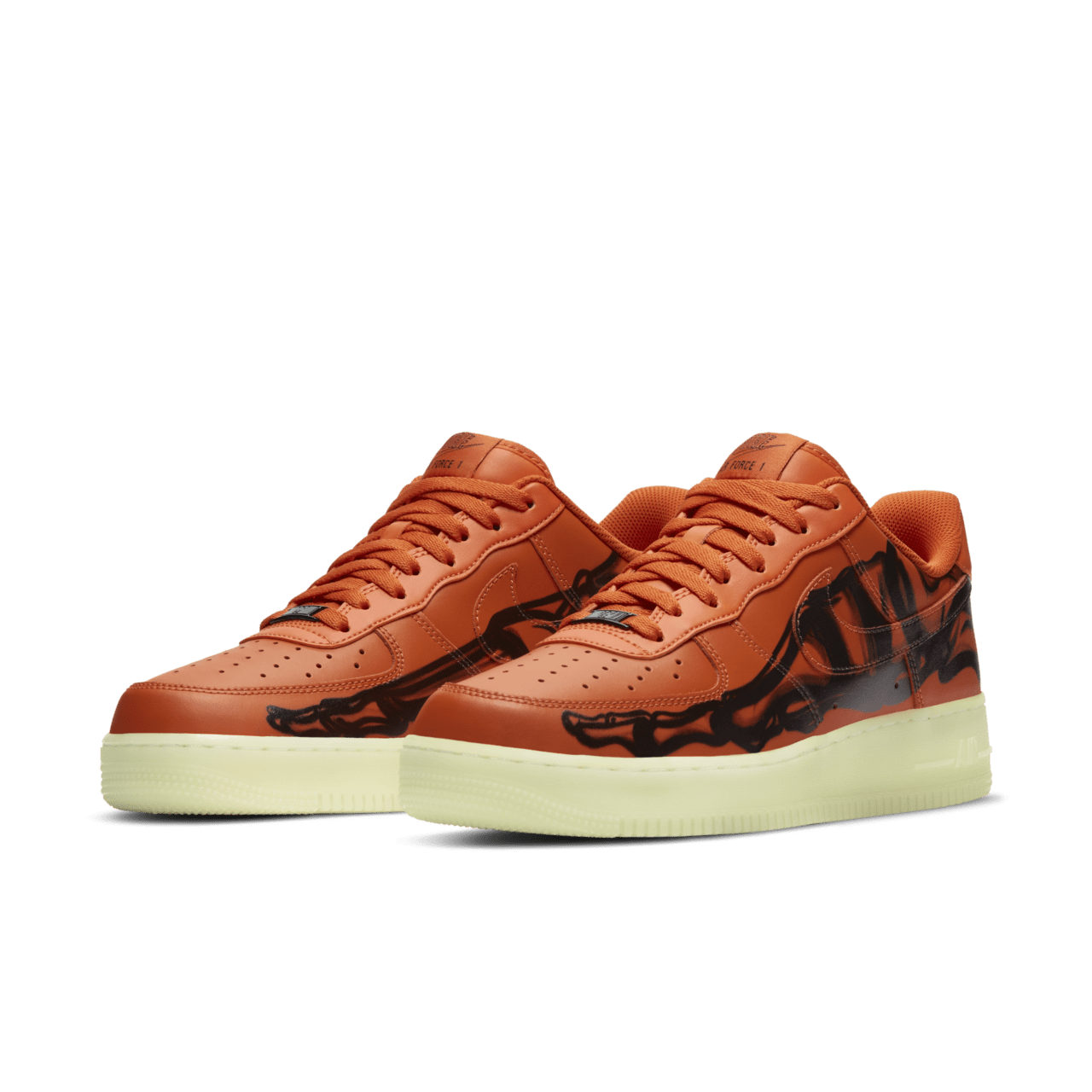 【NIKE公式】エア フォース 1 スケルトン 'Orange' (AF 1 SKELETON QS / CU8067-800)