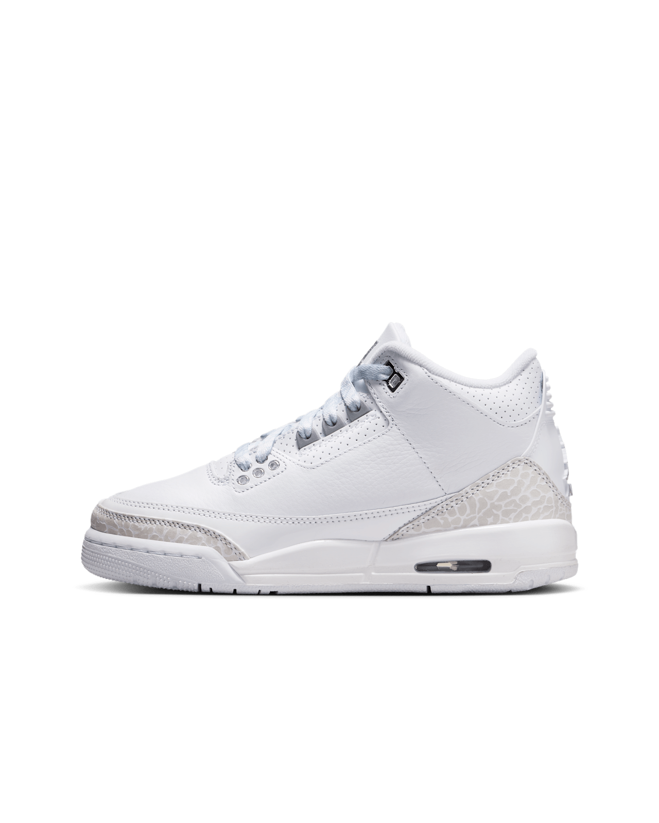 Fecha de lanzamiento del Air Jordan 3 "White and Silver" (CT8532-111)