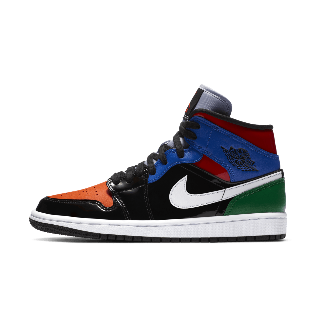 Women s Air Jordan 1 Mid Patent Blend Release Date. Nike SNKRS