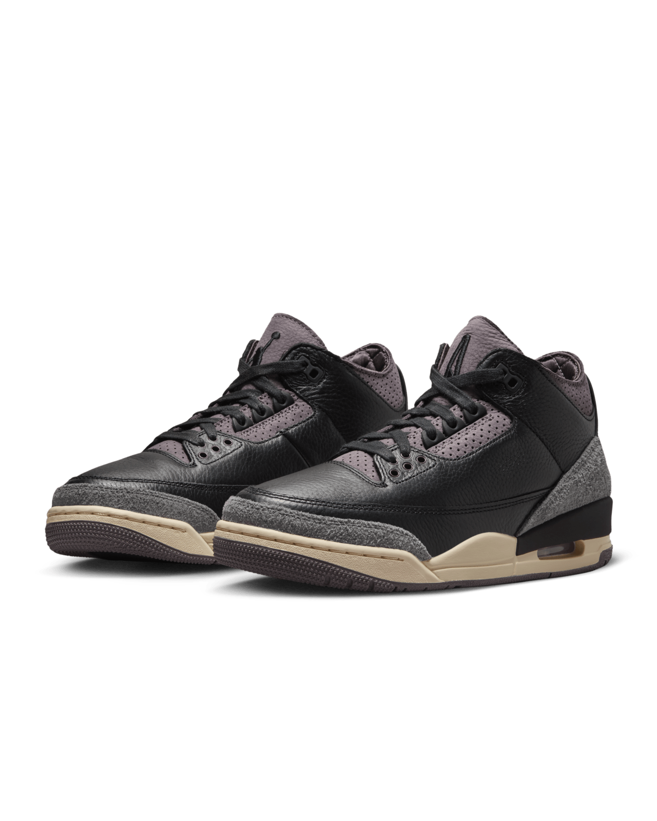 วันเปิดตัว Air Jordan 3 x A Ma Maniére "Black and Flat Pewter" ผู้หญิง (FZ4811-001)