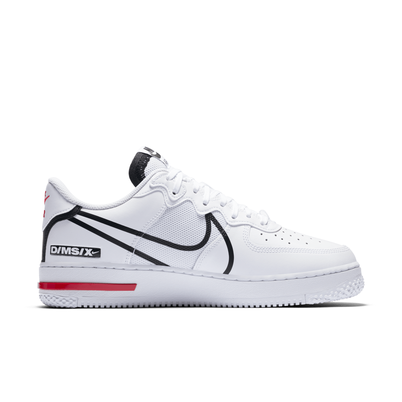 Air Force 1 React 'White/Black/True Red' Release Date