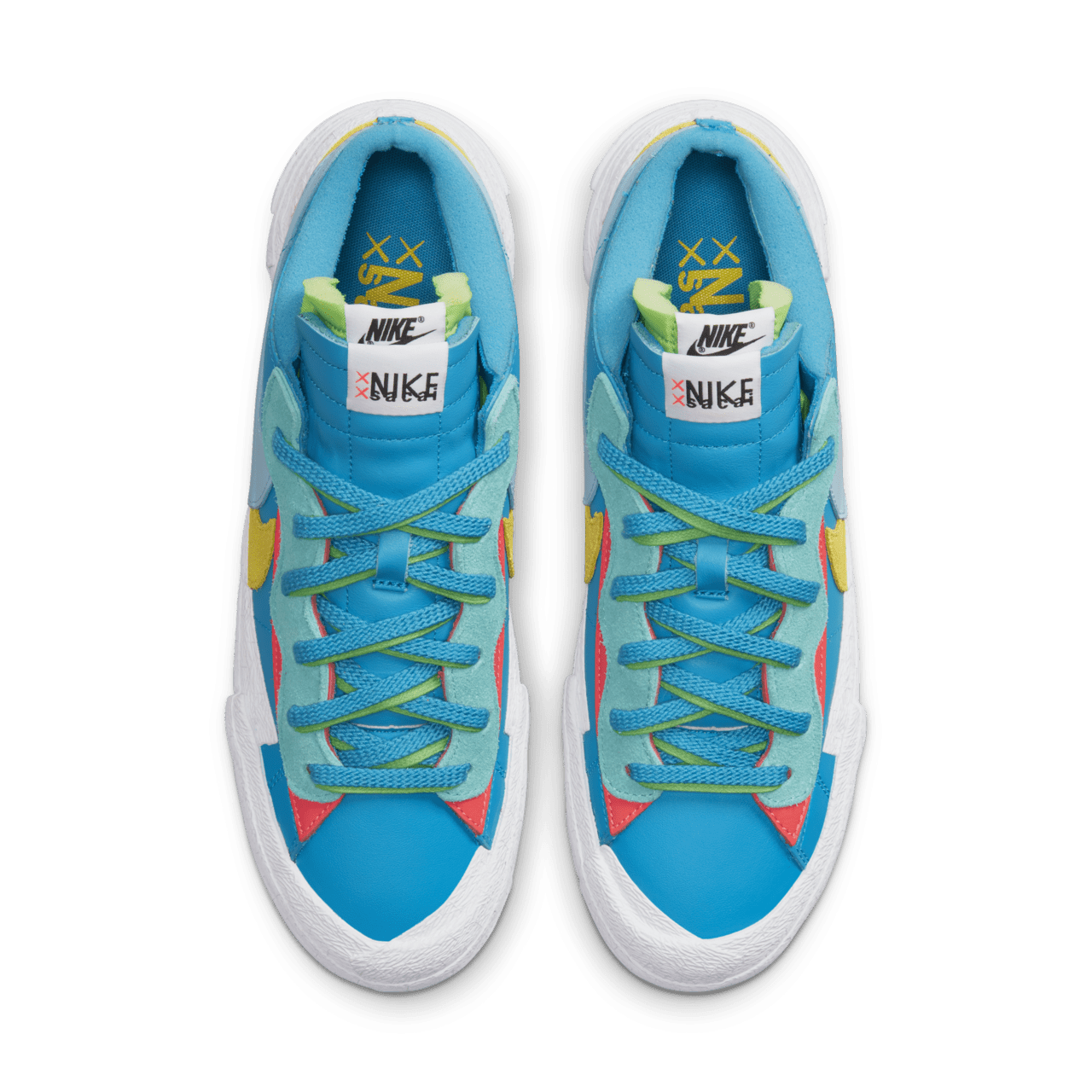 วันเปิดตัว sacai x KAWS Blazer Low “Neptune Blue” (DM7901-400)