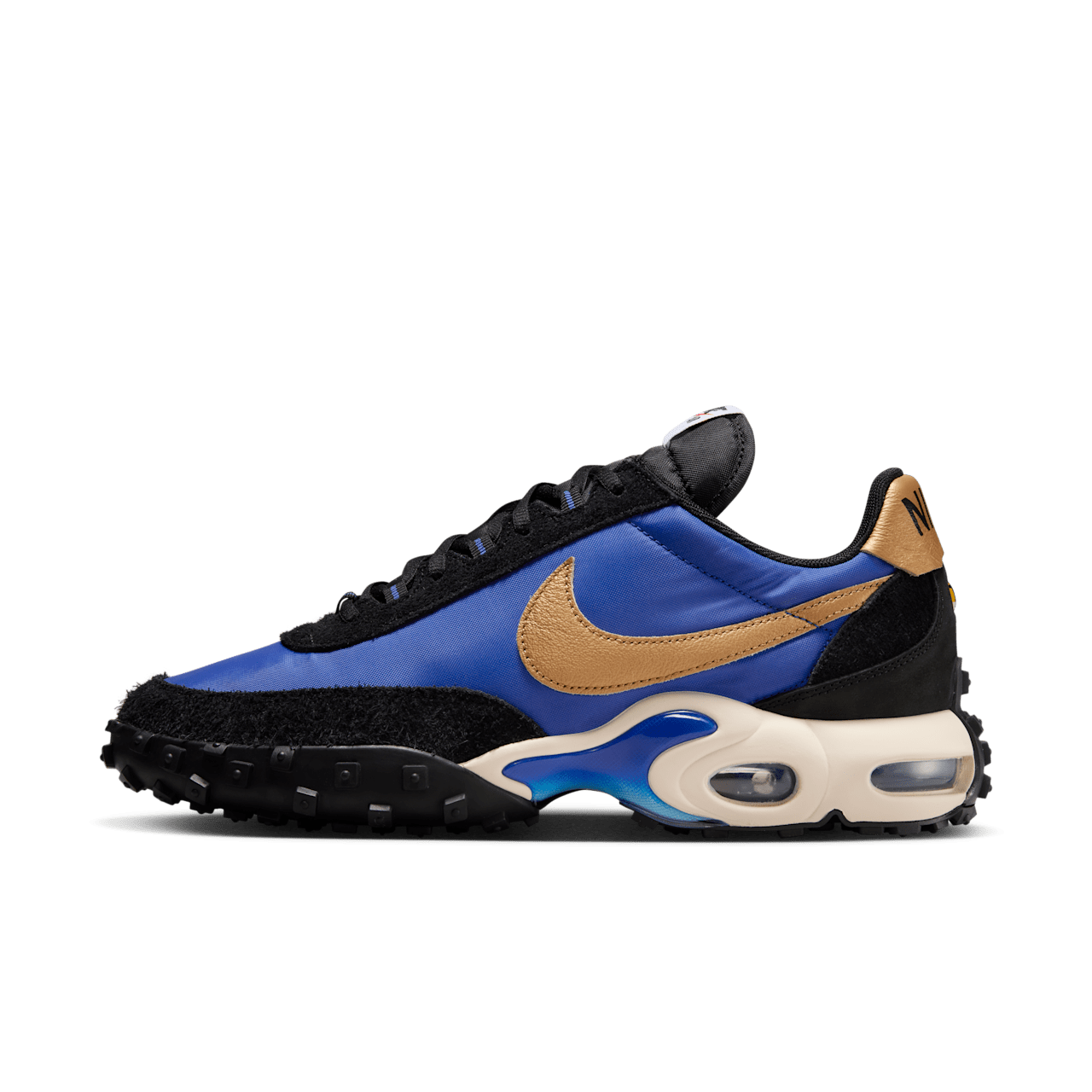 Fecha de lanzamiento de los Air Max Waffle "Black and Hyper Blue" (FV6946-400)