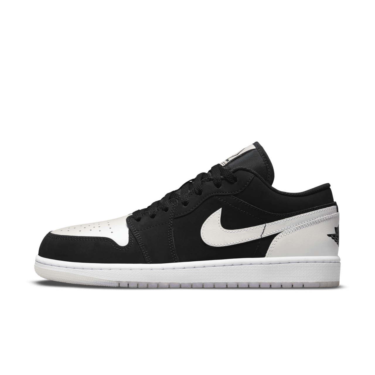 Jordan 1 black and white low best sale