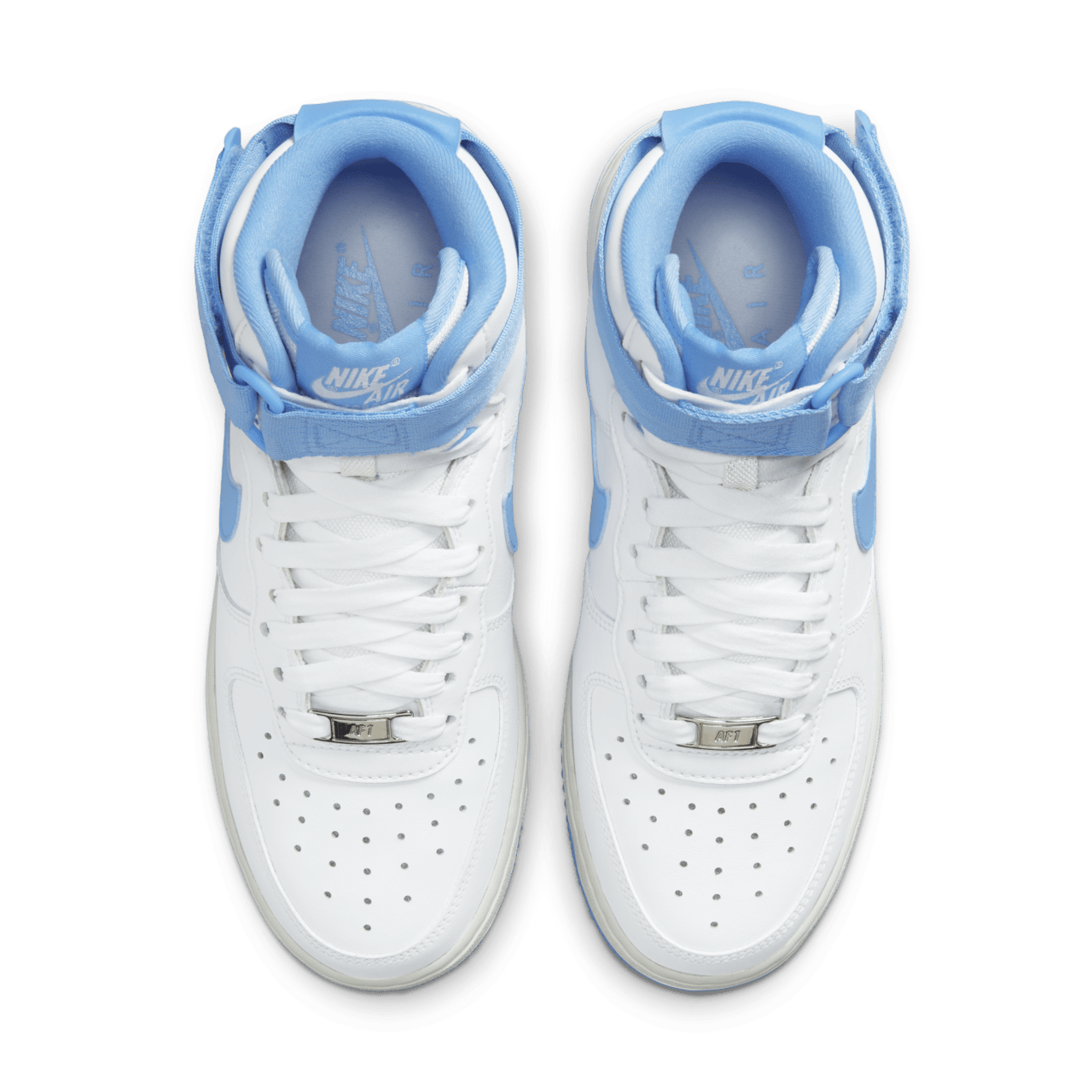 【NIKE公式】レディース エア フォース 1 'University Blue' (DX3805-100 / W AF1 HI QS)