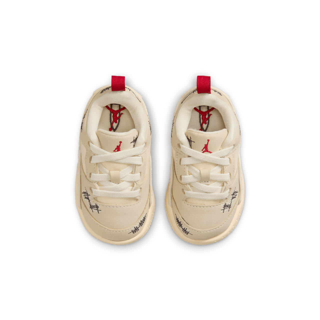 HQ2959-100 Toddler Jordan Flight Court x Téla 'Crèpe'