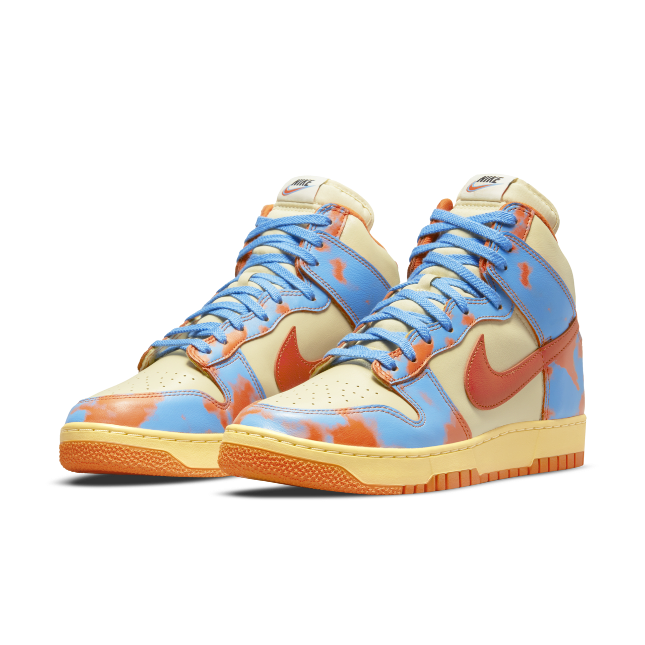 Lanseringsdato for Dunk High 1985 «Orange Acid Wash» (DD9404-800) Release Date