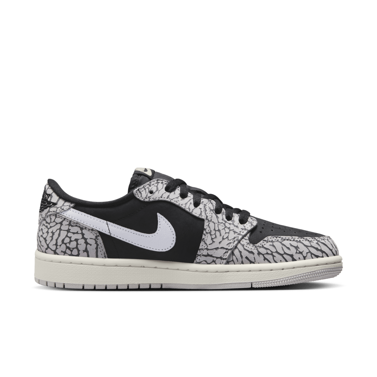 วันเปิดตัว Air Jordan 1 Low "Black Cement" ผู้หญิง (CZ0775-001) 