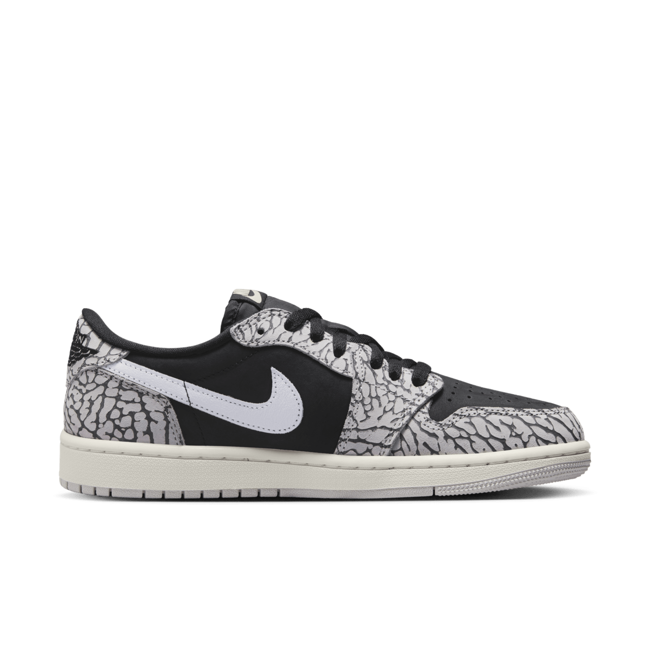 Fecha de lanzamiento del Air Jordan 1 Low "Black Cement" (CZ0775-001) 