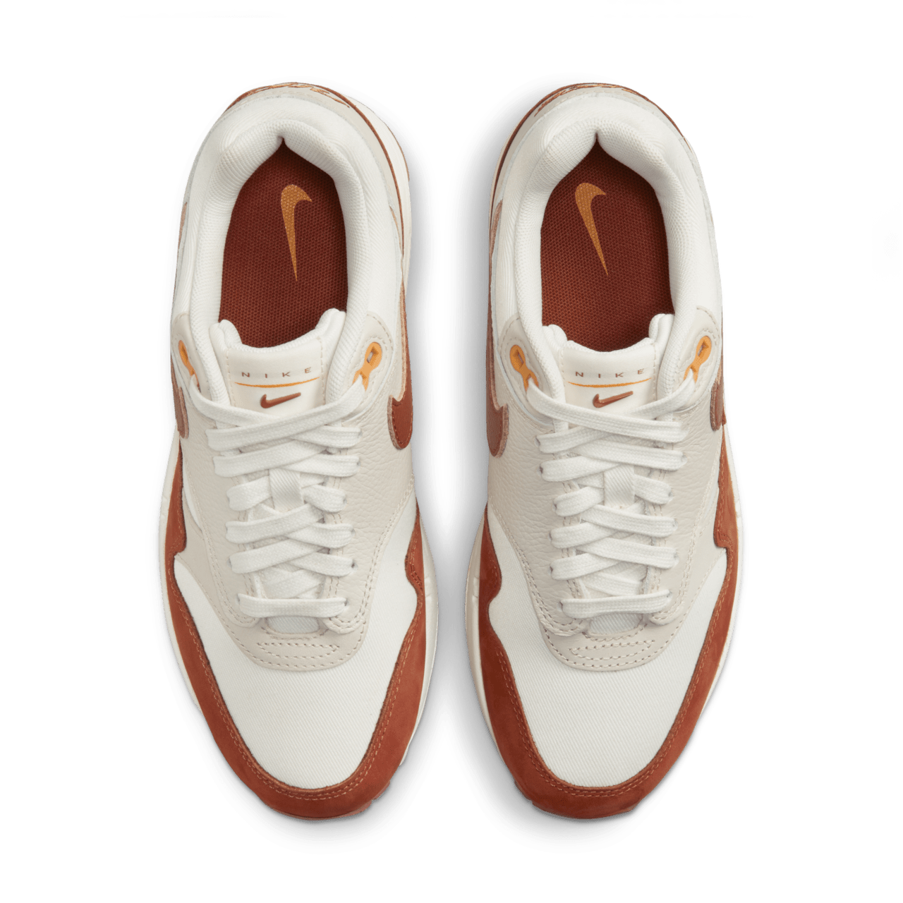 Fecha de lanzamiento del Air Max 1 "Rugged Orange and Sail" para mujer (FD2370-100)