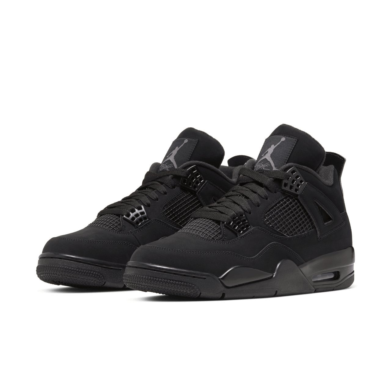 Jordan retro 4 black on sale