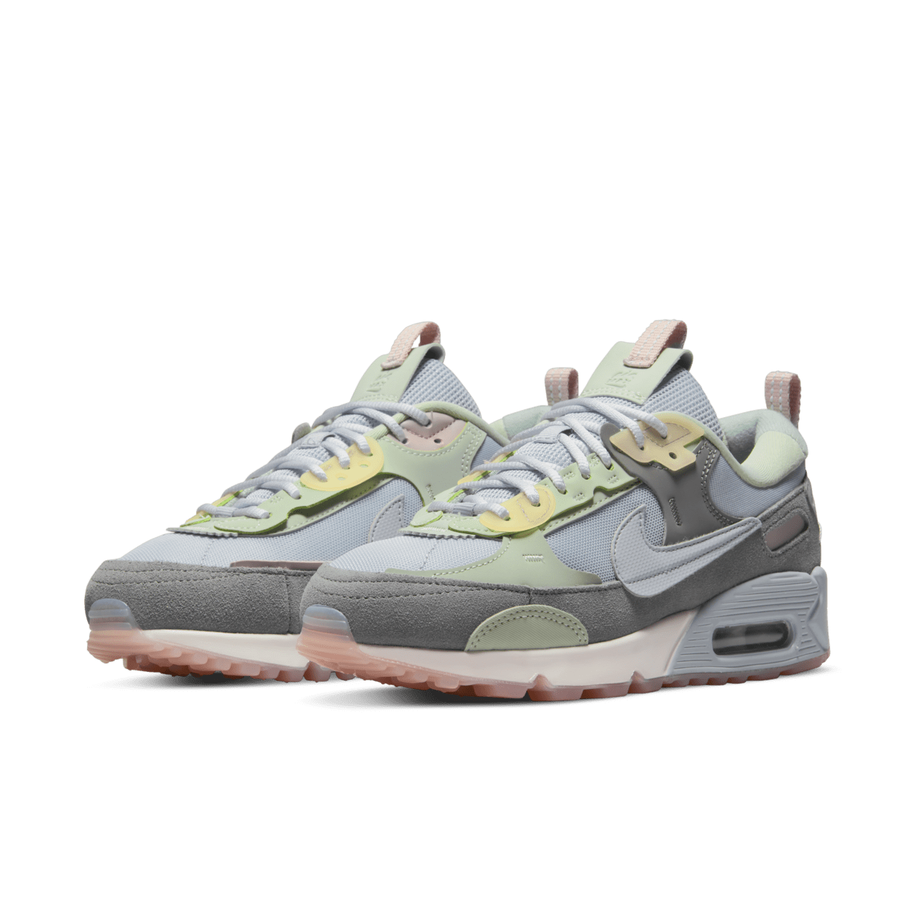 【NIKE公式】レディース ナイキ エア マックス 90 フューチュラ 'Sky Grey' (DM9922-001 / W AIR MAX 90 FUTURA)