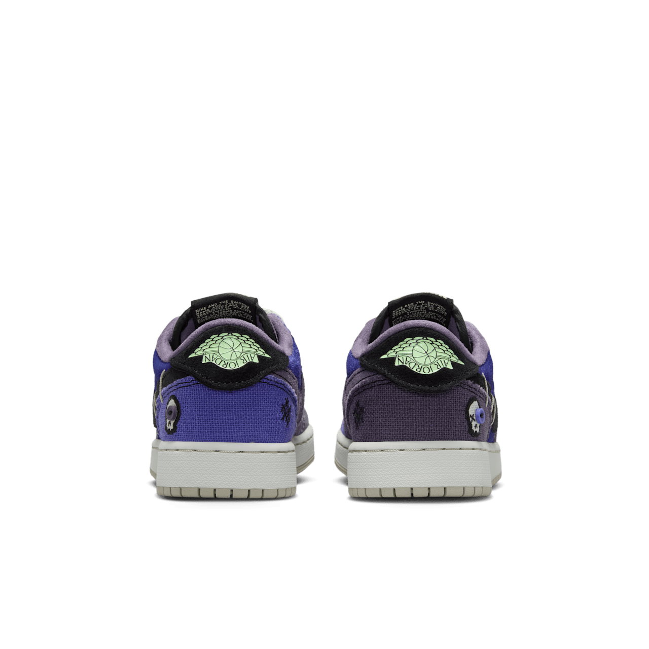 IH2725-500 Big Kids' jordan 1 Low 'Regency Purple and Dark Raisin'