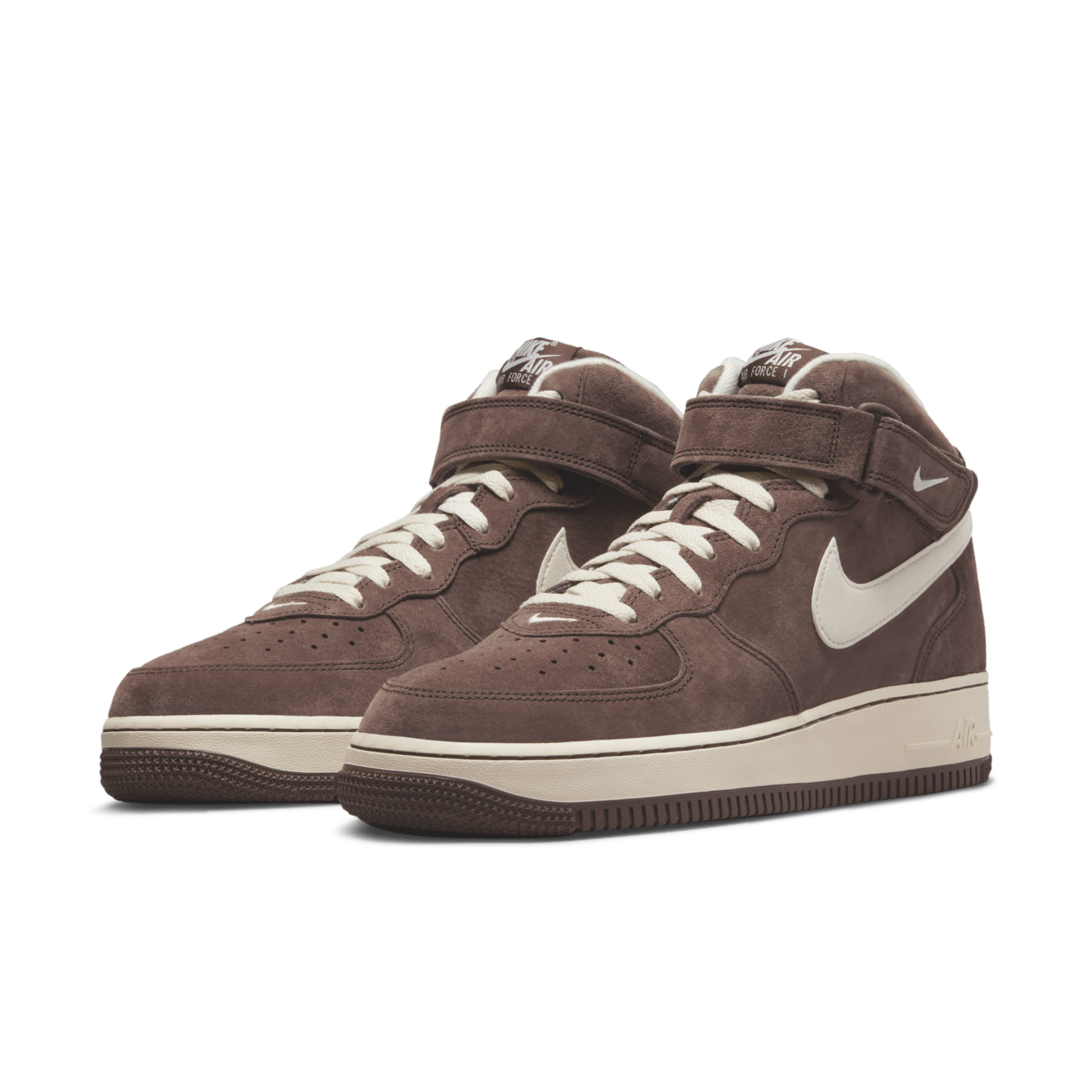 【NIKE公式】エア フォース 1 MID 'Chocolate' (DM0107-200 / NIKE AF1 MID QS)