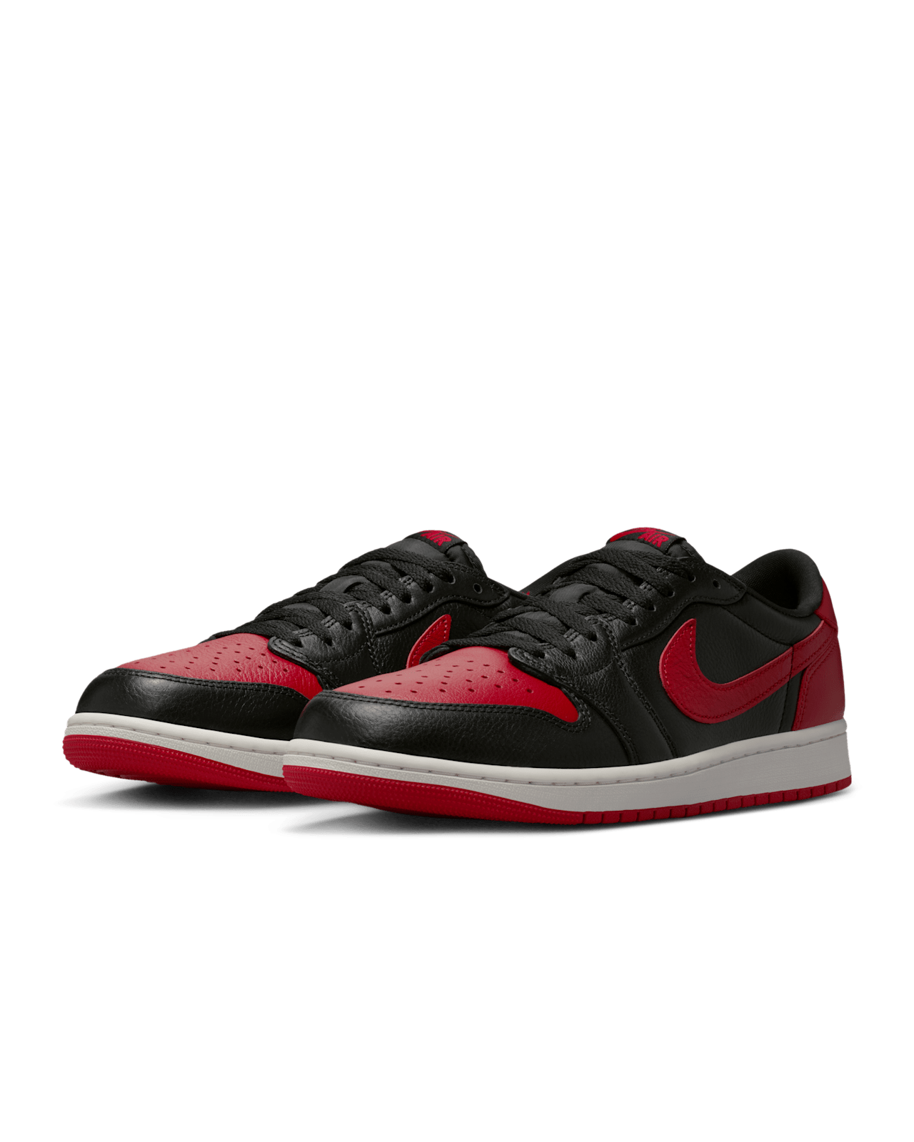 Lanseringsdato for Air Jordan 1 Retro Low OG «Banned» «Black and Varsity Red» (IW6276-001)