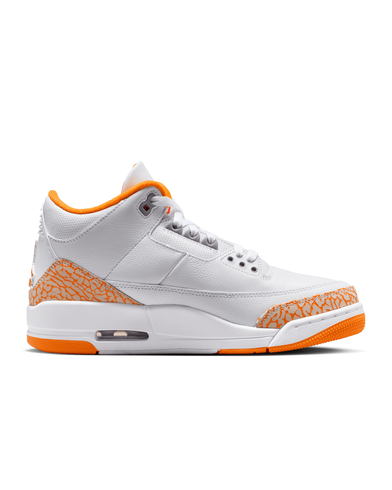 Women's Air Jordan 3 'White and Orange Peel' (CK9246-101) Release Date