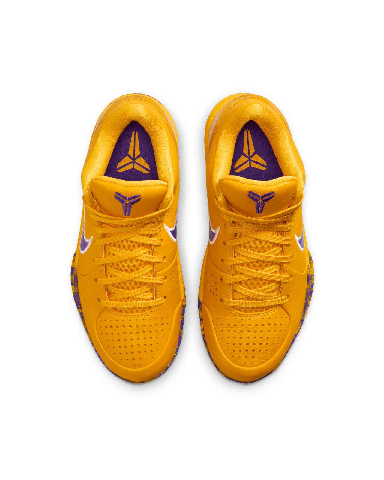 Fecha de lanzamiento de los Kobe 4 "Draft Pack" "University Gold and Fierce Purple" para niños grandes (IQ4109-700)