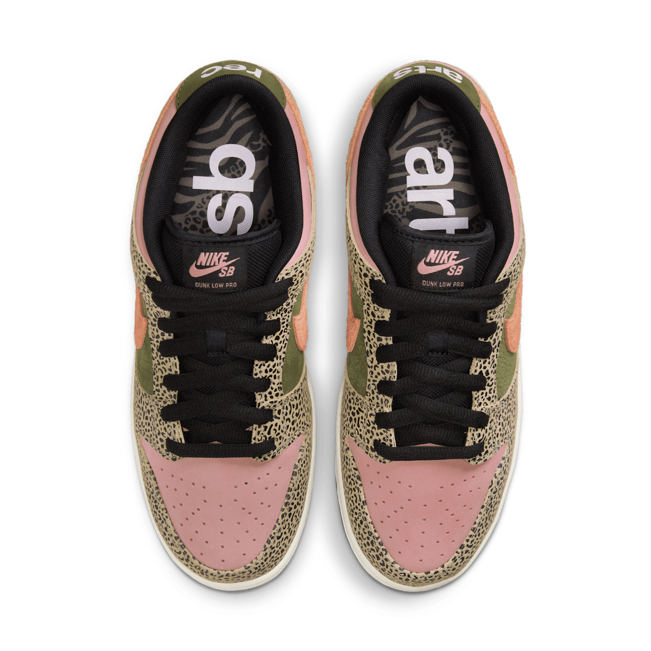 Nike SB Dunk Low Pro x Arts-Rec Skateshop 'Rust Pink and Rough Green' (IH3211-200) Release Date