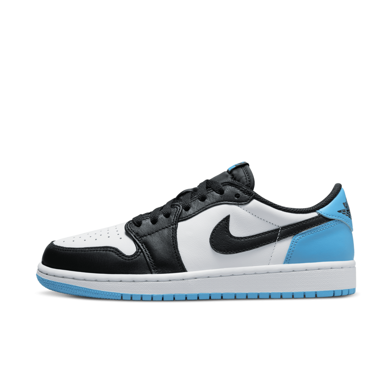 Fecha de lanzamiento del Air Jordan 1 Low "Black and Dark Powder Blue" para mujer (CZ0775-104)