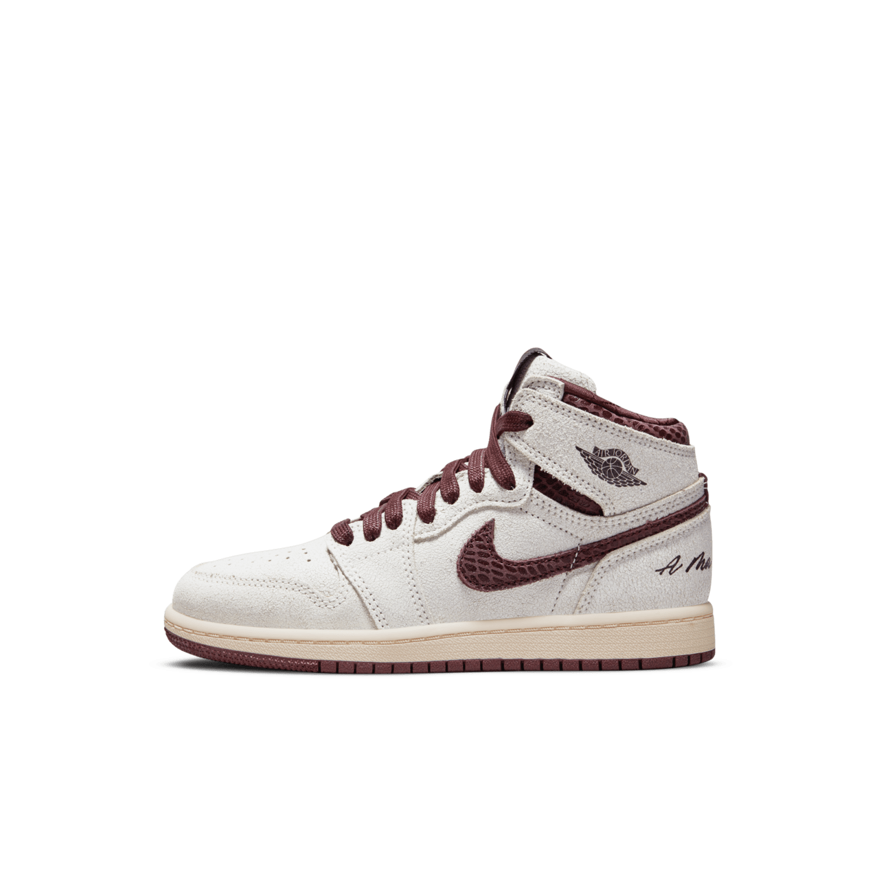 Air Jordan 1 x A Ma Maniére 'Sail and Burgundy' (DO7097-100) 發售日期