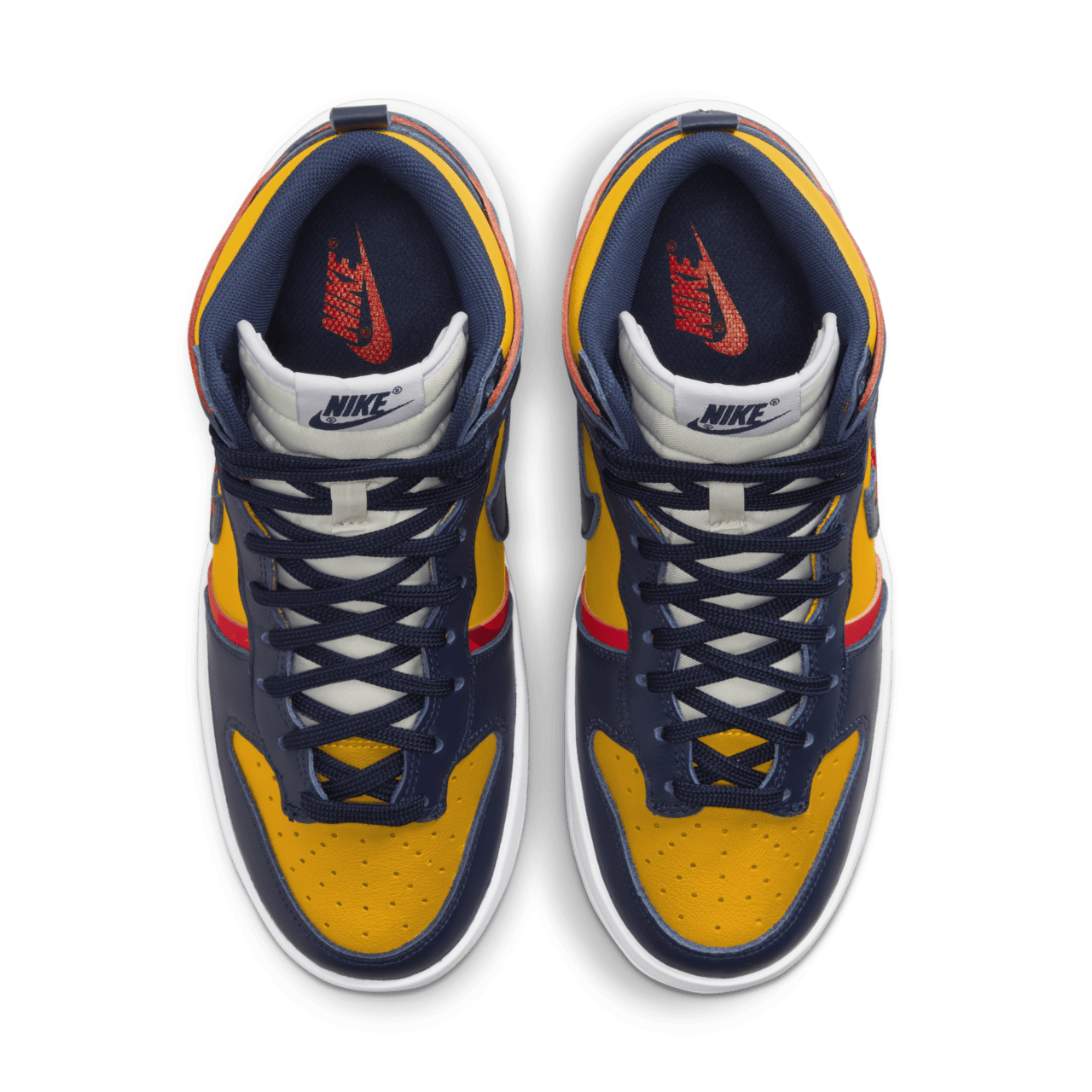 【NIKE公式】レディース ダンク HIGH アップ 'Varsity Maize' (DH3718-701 / WMNS NIKE DUNK HIGH UP)