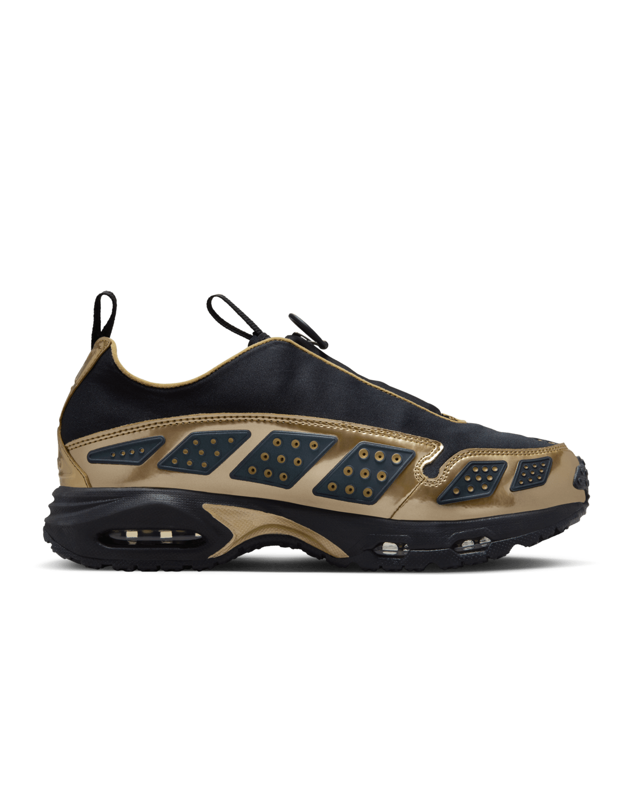 Air Max SNDR „Fekete és Metallic Gold” (HJ4130-002) – megjelenési dátum