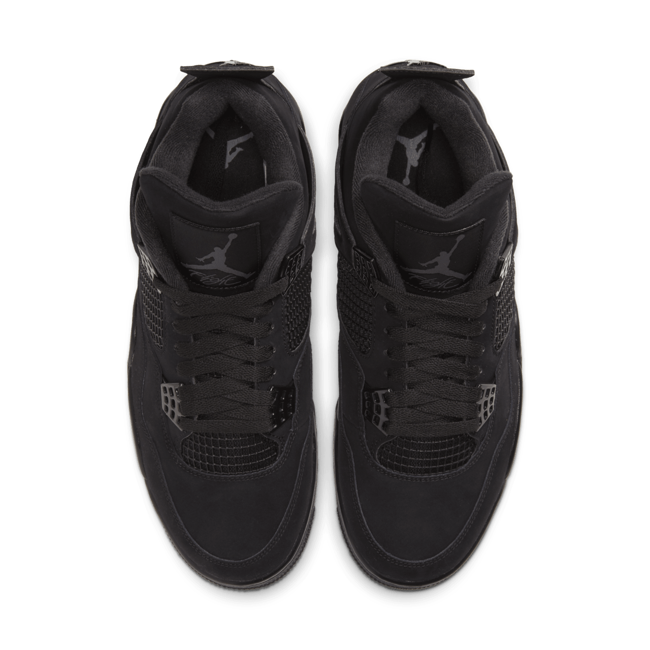 Black 4s jordans best sale