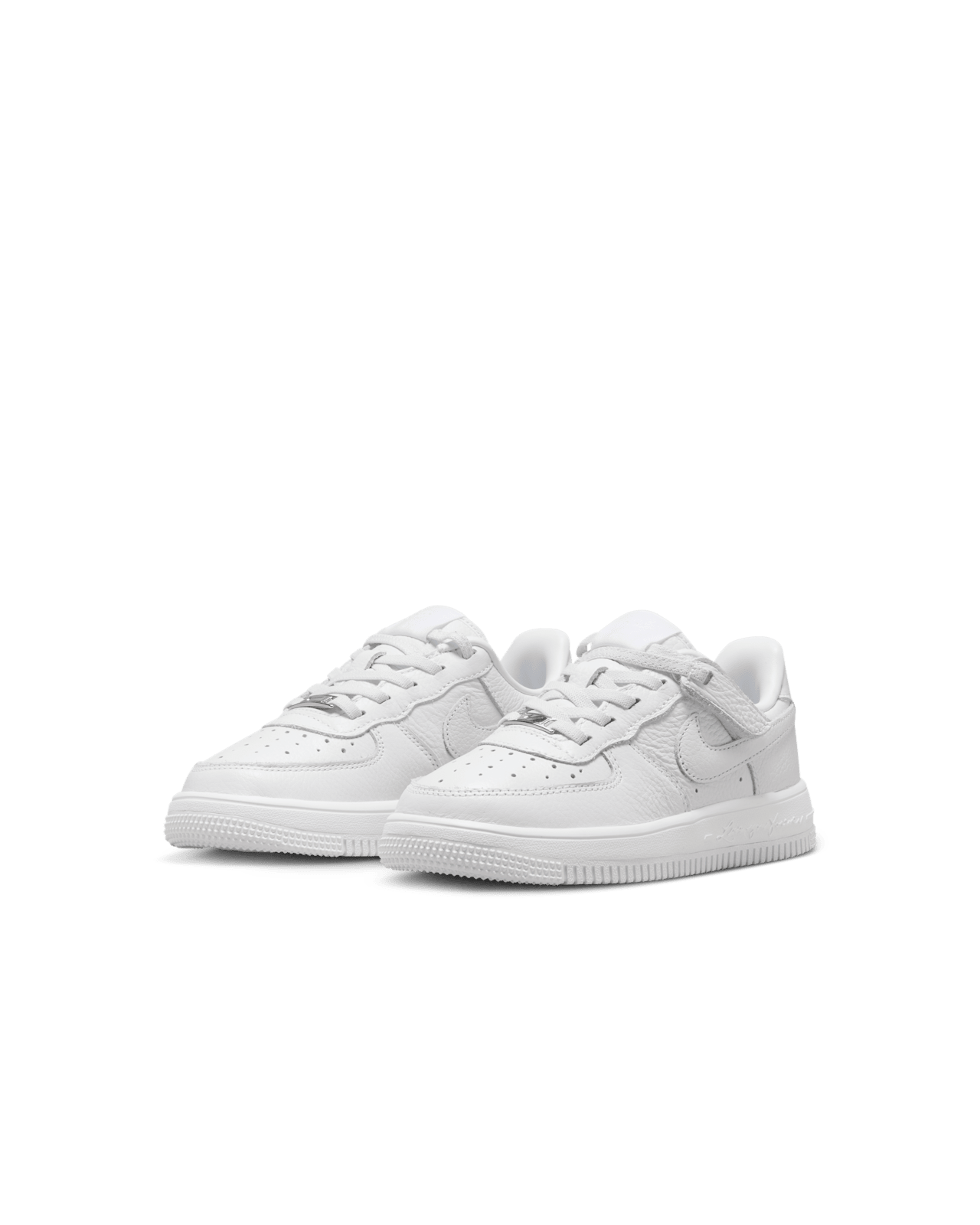 【NIKE公式】リトルキッズ NOCTA フォース 1 'White' (HJ7925-100 FORCE 1 LOW EASYON CP BP)