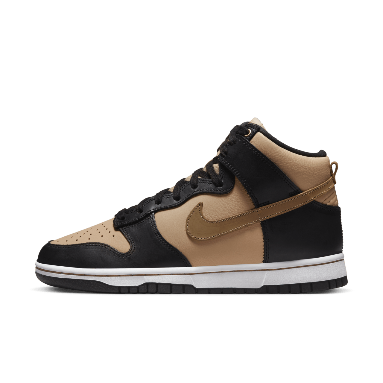 Fecha de lanzamiento del Dunk High "Black Flax" para mujer (DX0346-001)