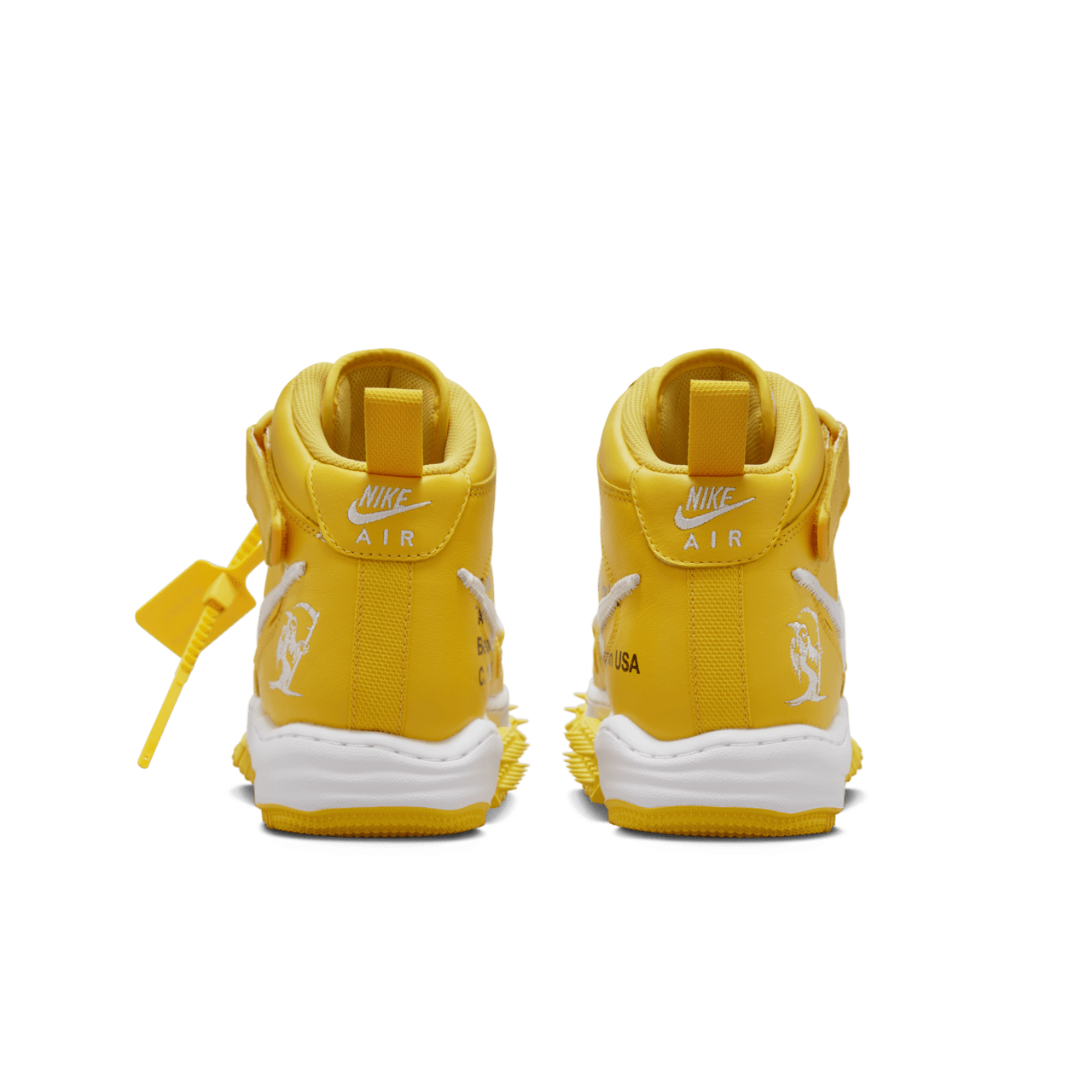 Air force one off white yellow on sale