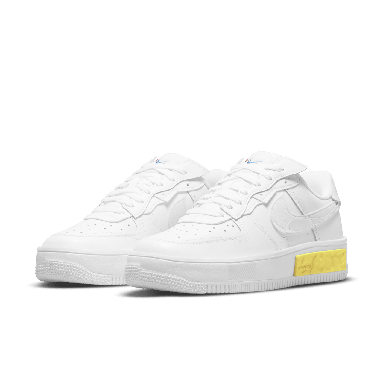 【NIKE公式】レディース エア フォース 1 フォンタンカ 'White Yellow' (DA7024-101 / W AF 1 FONTANKA)