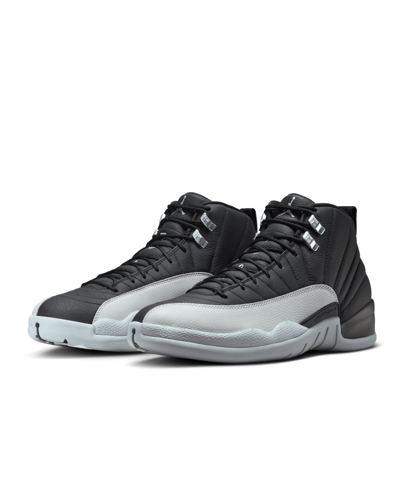 【NIKE公式】エア ジョーダン 12 'Black and Wolf Grey' (CT8013-010 / AJ 12 Retro "Black and Wolf Grey")