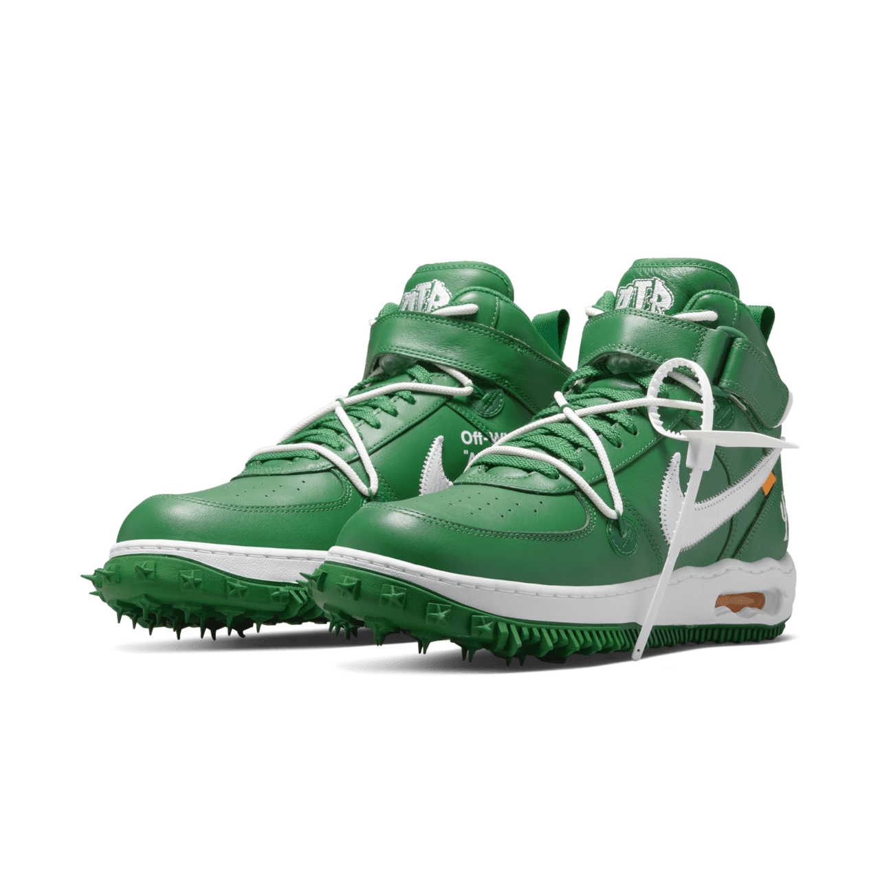 Fecha de lanzamiento del Air Force 1 Mid x Off-White™ "Pine Green" (DR0500-300)